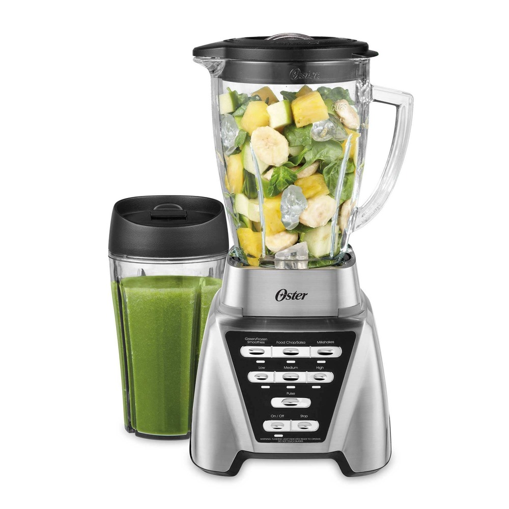 Oster Pro 1200 Blender Kitchen Plus 6 Cup Silver 1200W Smoothie Cup